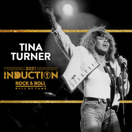 Tina Turner has been inducted into the Rock and Roll Hall of Fame!