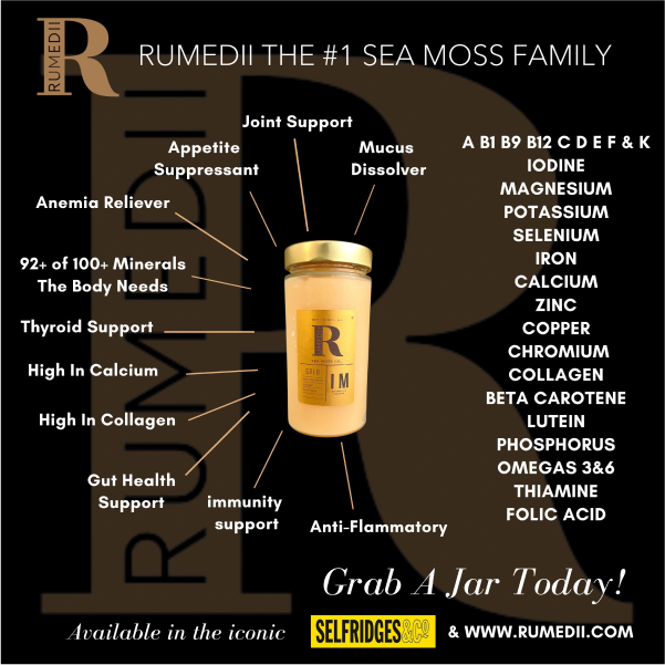 RUMEDII THE NUMBER 1 SEA MOSS FAMILY